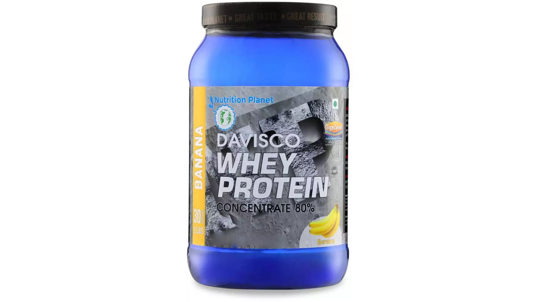 Nutrition Planet Davisco Whey Protein With Added Digezyme Banana (2lb)