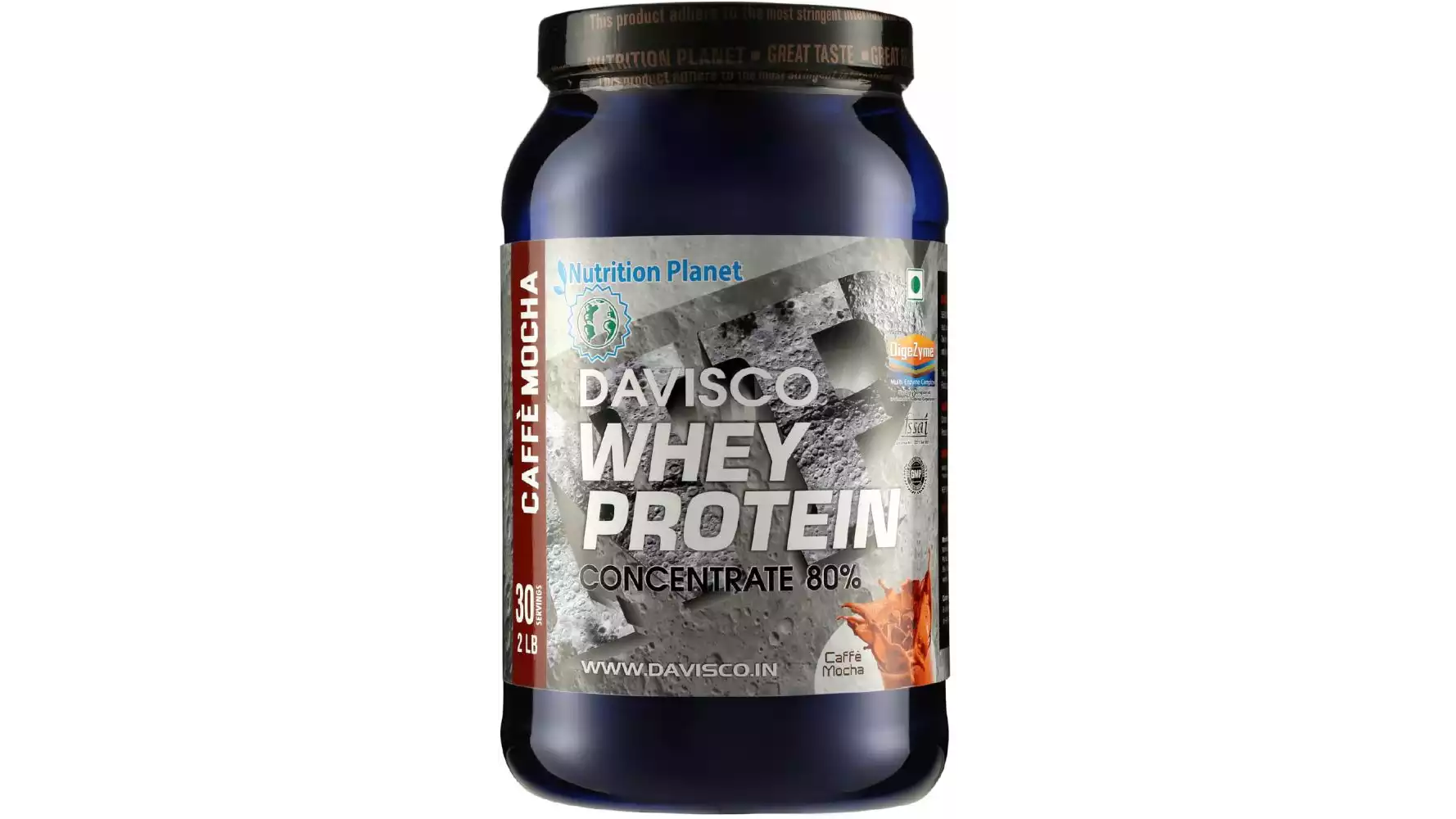 Nutrition Planet Davisco Whey Protein With Added Digezyme Cafe Mocha (2lb)