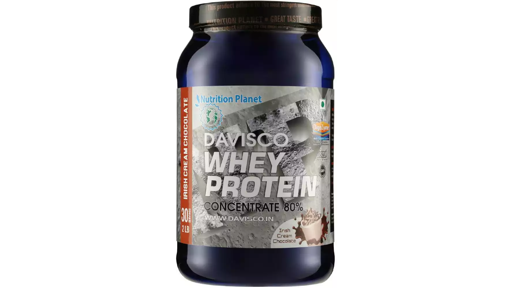 Nutrition Planet Davisco Whey Protein With Added Digezyme Chocolate Irishcream (2lb)
