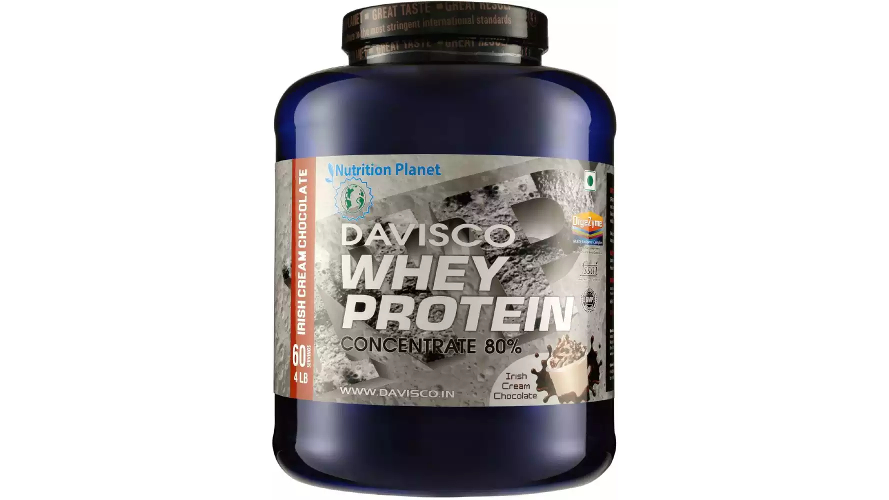 Nutrition Planet Davisco Whey Protein With Added Digezyme Chocolate Irishcream (4lb)