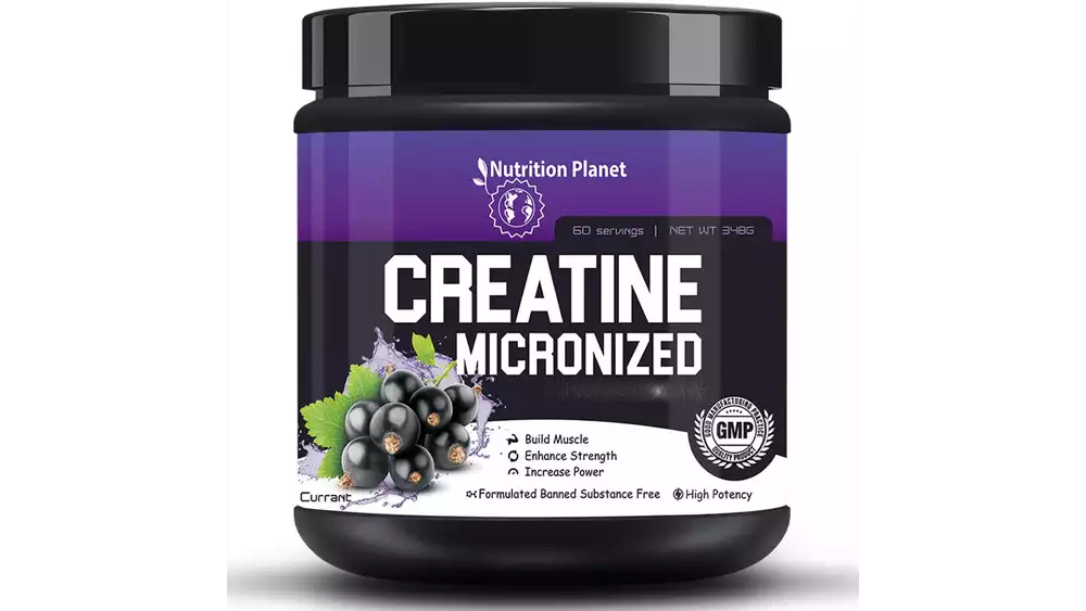 Nutrition Planet Micronized Creatine Monohydrate Black Current (348g)