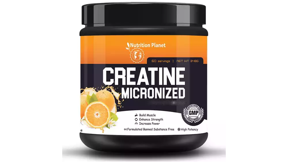 Nutrition Planet Micronized Creatine Monohydrate Orange (348g)