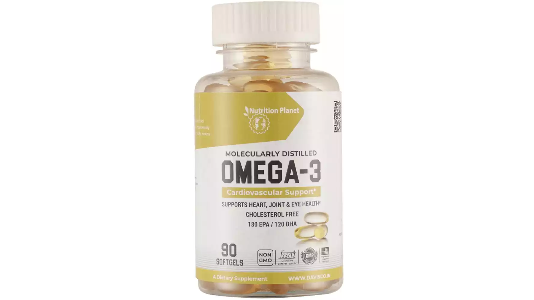 Nutrition Planet Omega-3 Fish Oil Capsules (90caps)