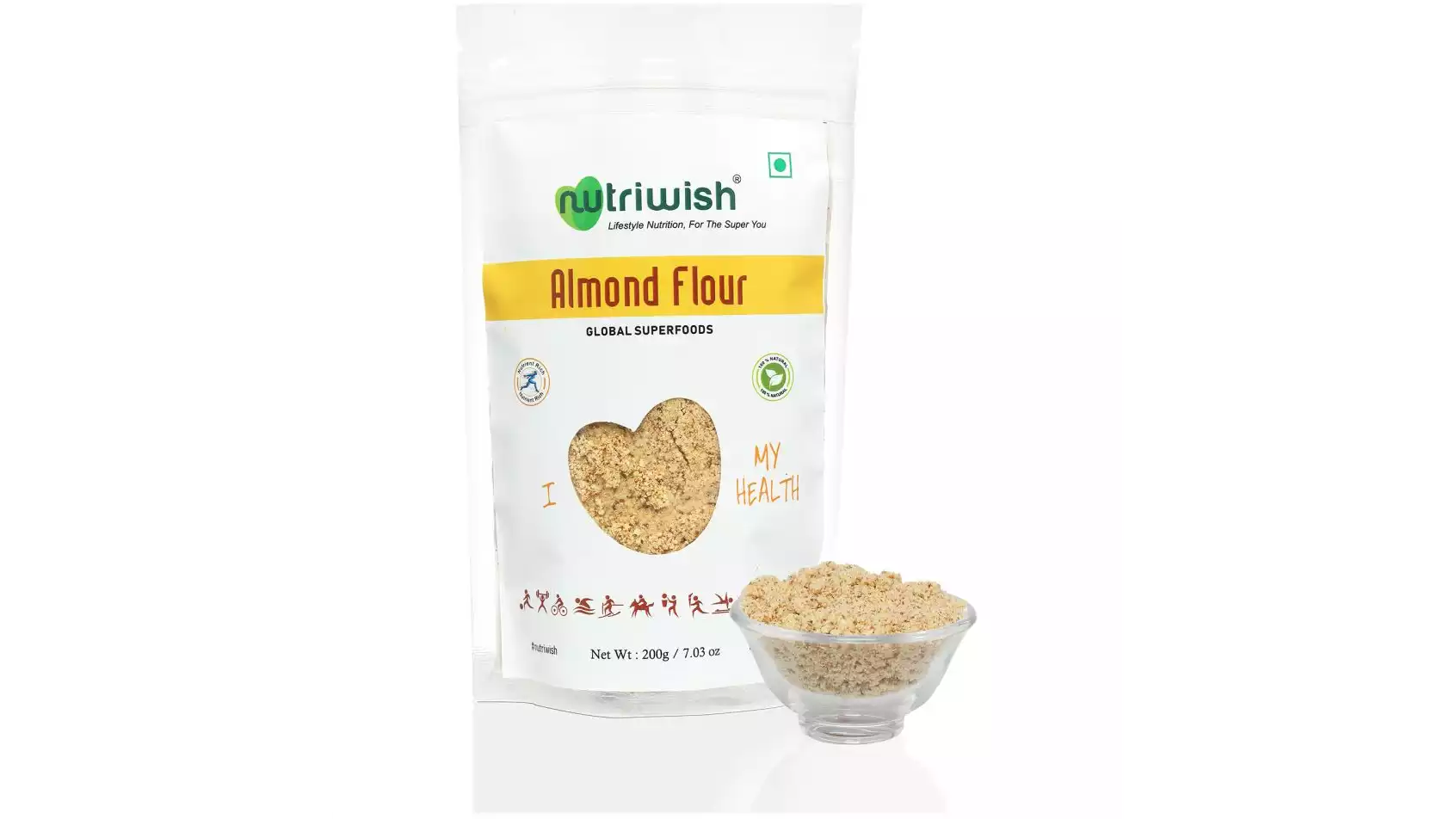 Nutriwish Almond Powder (200g)