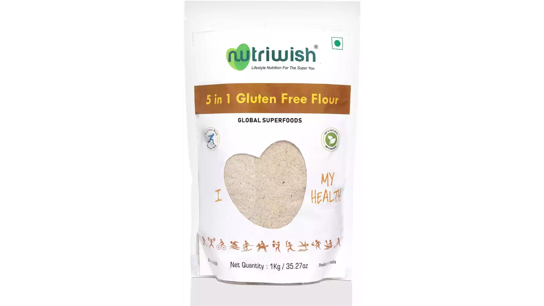 Nutriwish Gluten Free Flour 5 In 1 (1kg)