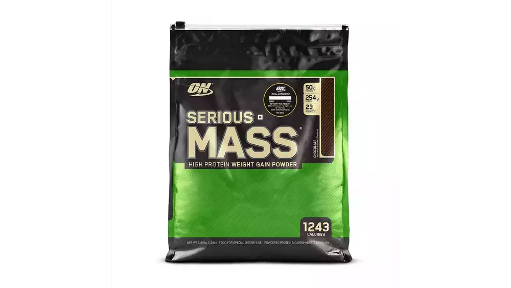 ON (Optimum Nutrition) Serious Mass Weight Gain Powder Chocolate (12lb)