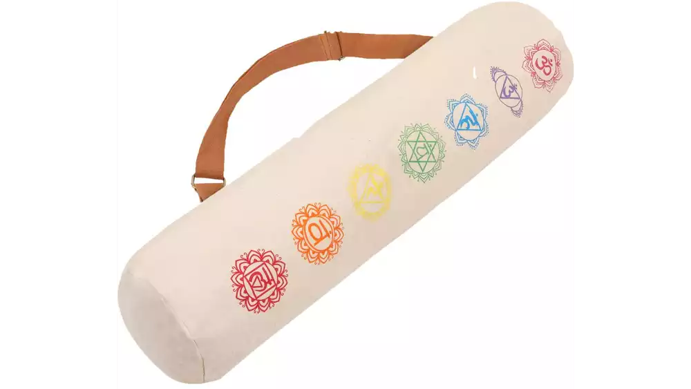 Orenda India Cotton Canvas Yoga Mat Bag Seven Chakra (1pcs)