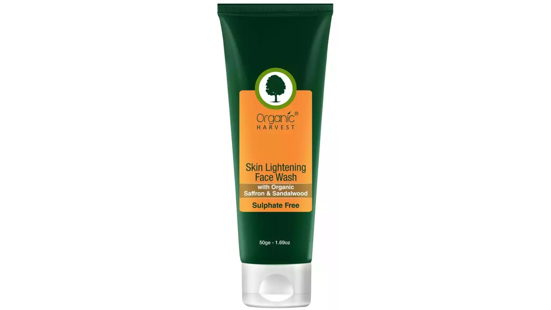 Organic Harvest Skin Lightening Face Wash (Sulphate Free) (50ml)