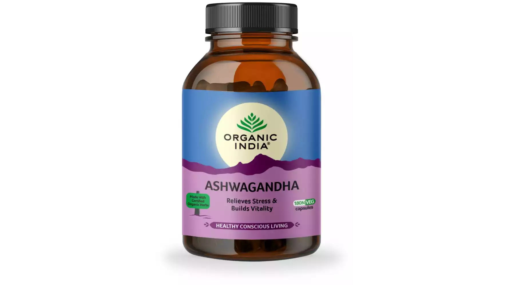 Organic India Ashwagandha Capsules (180caps)