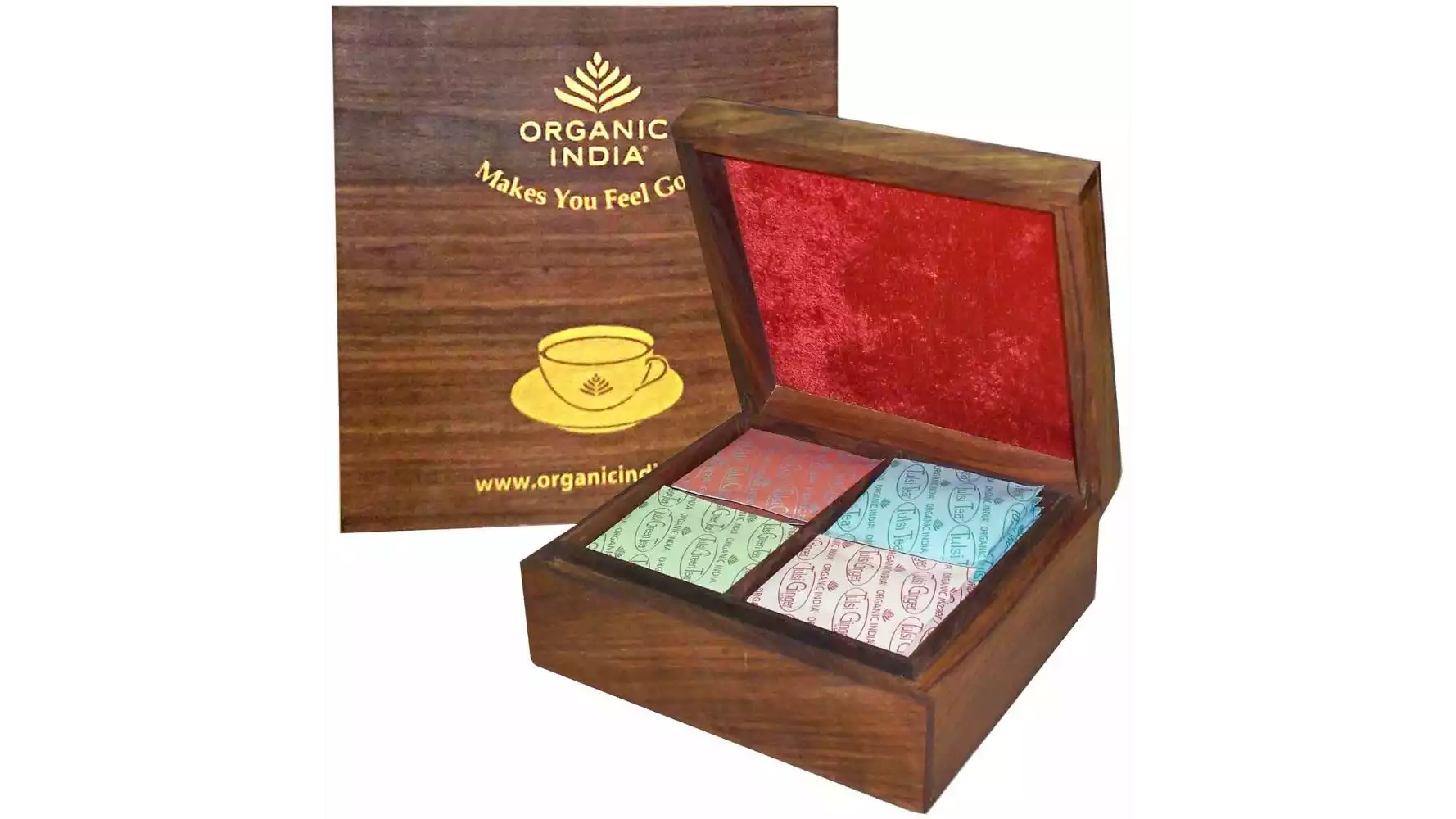 Organic India Executive Wooden Box (60Dip)