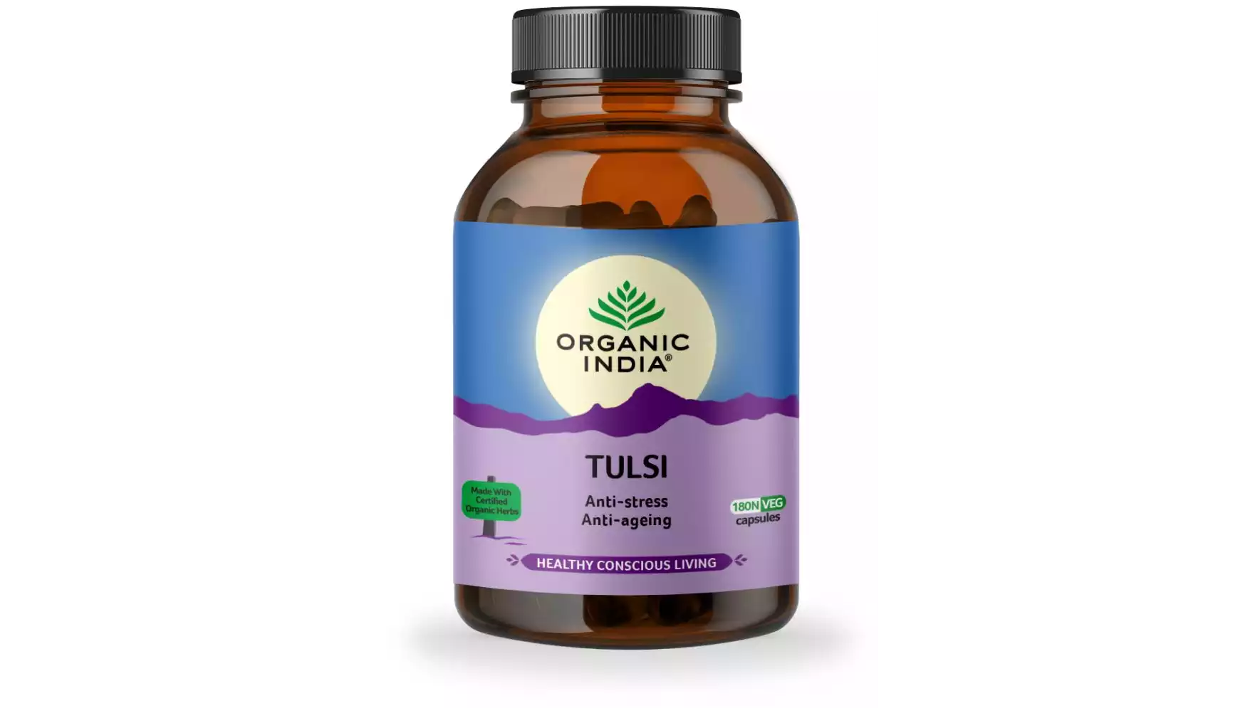 Organic India Tulsi Capsules (180caps)