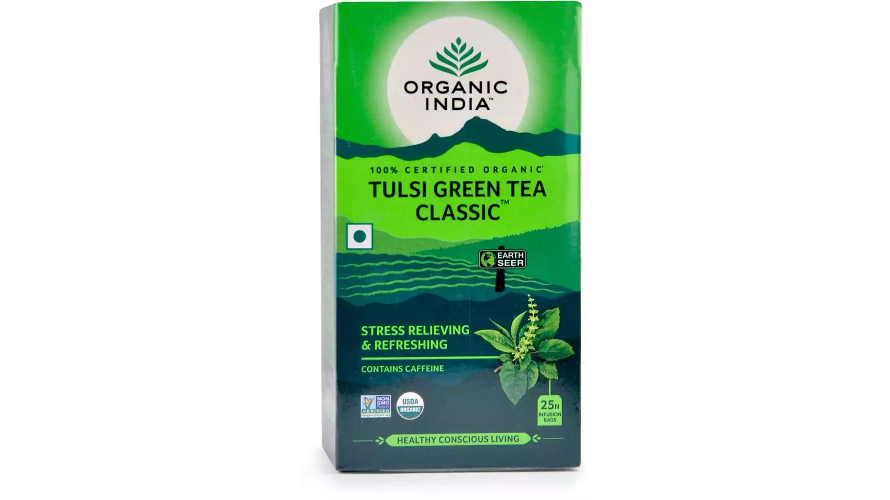 Organic India Tulsi Green Tea (25Dip)