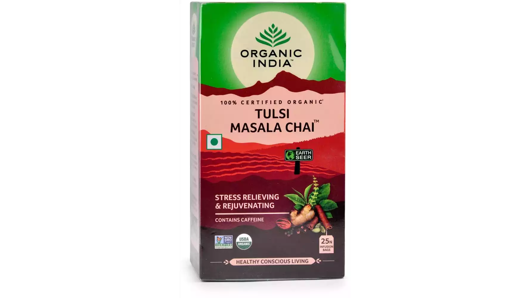 Organic India Tulsi Masala Chai (25Dip)