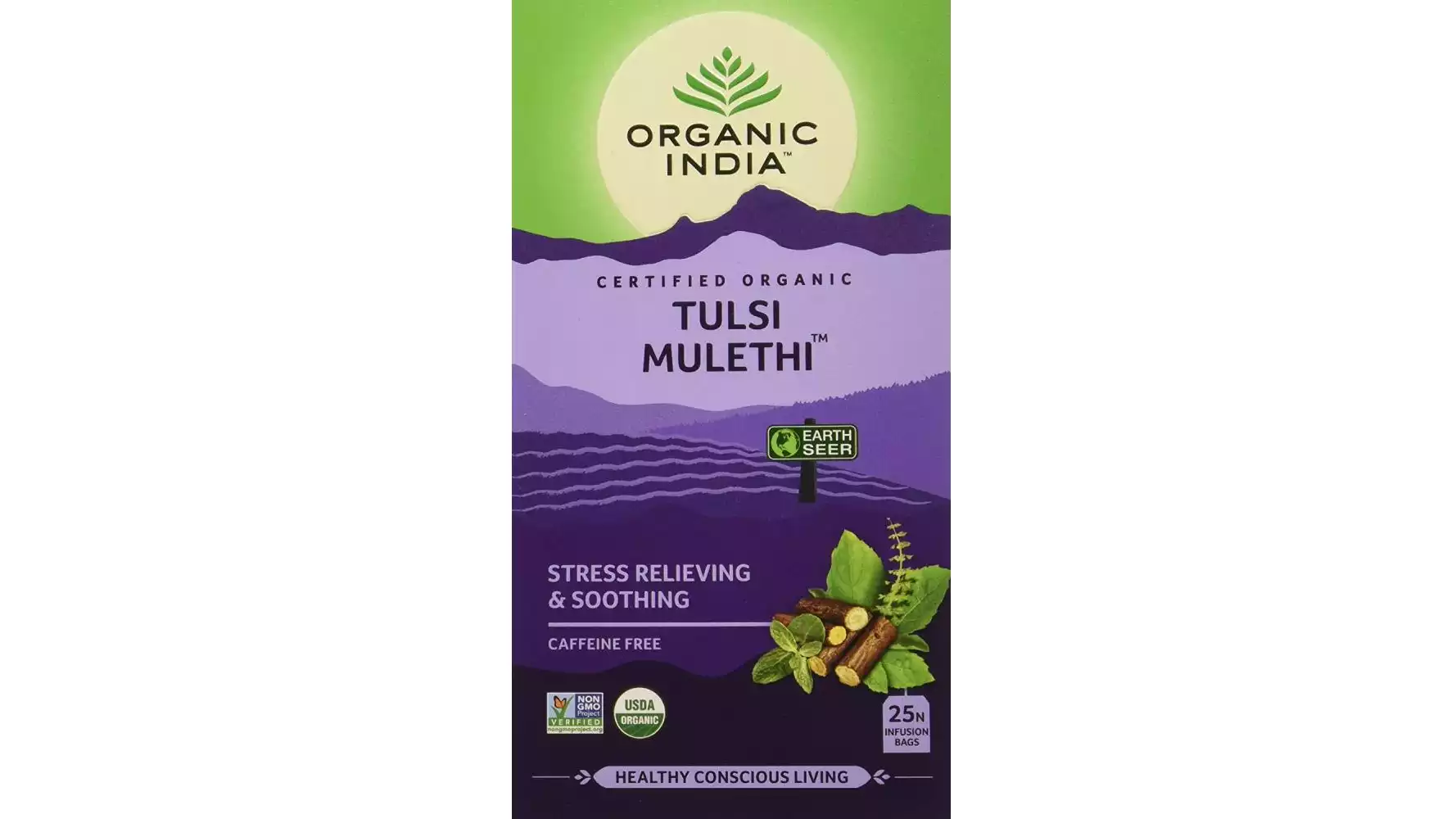Organic India Tulsi Mulethi Tea (25Dip)