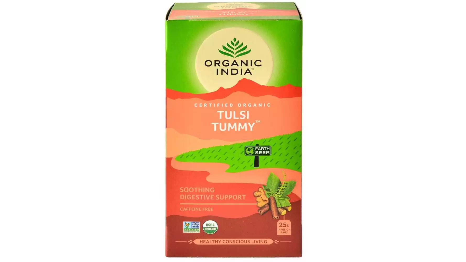 Organic India Tulsi Tummy Tea (25Dip)
