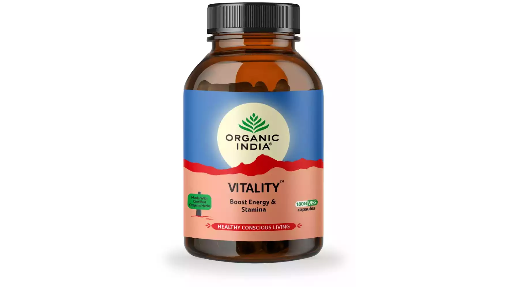 Organic India Vitality Capsules (180caps)