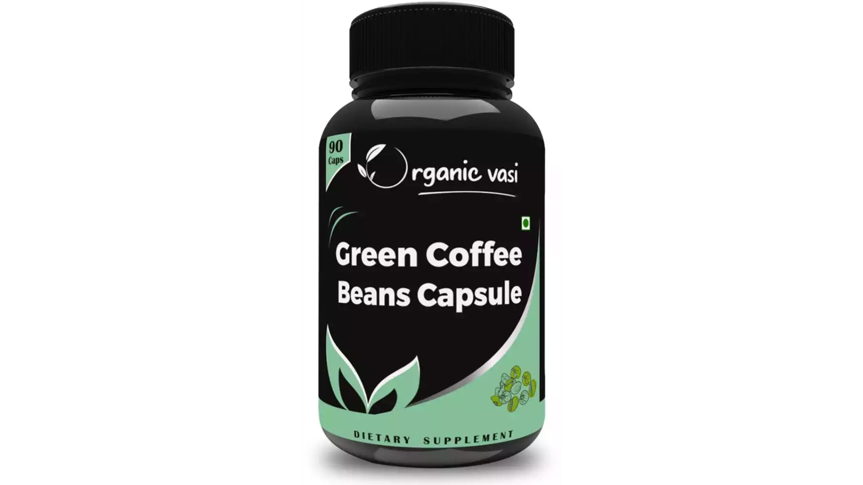 Organic Vasi Green Coffee Beans 1600Mg Supplement (90caps)