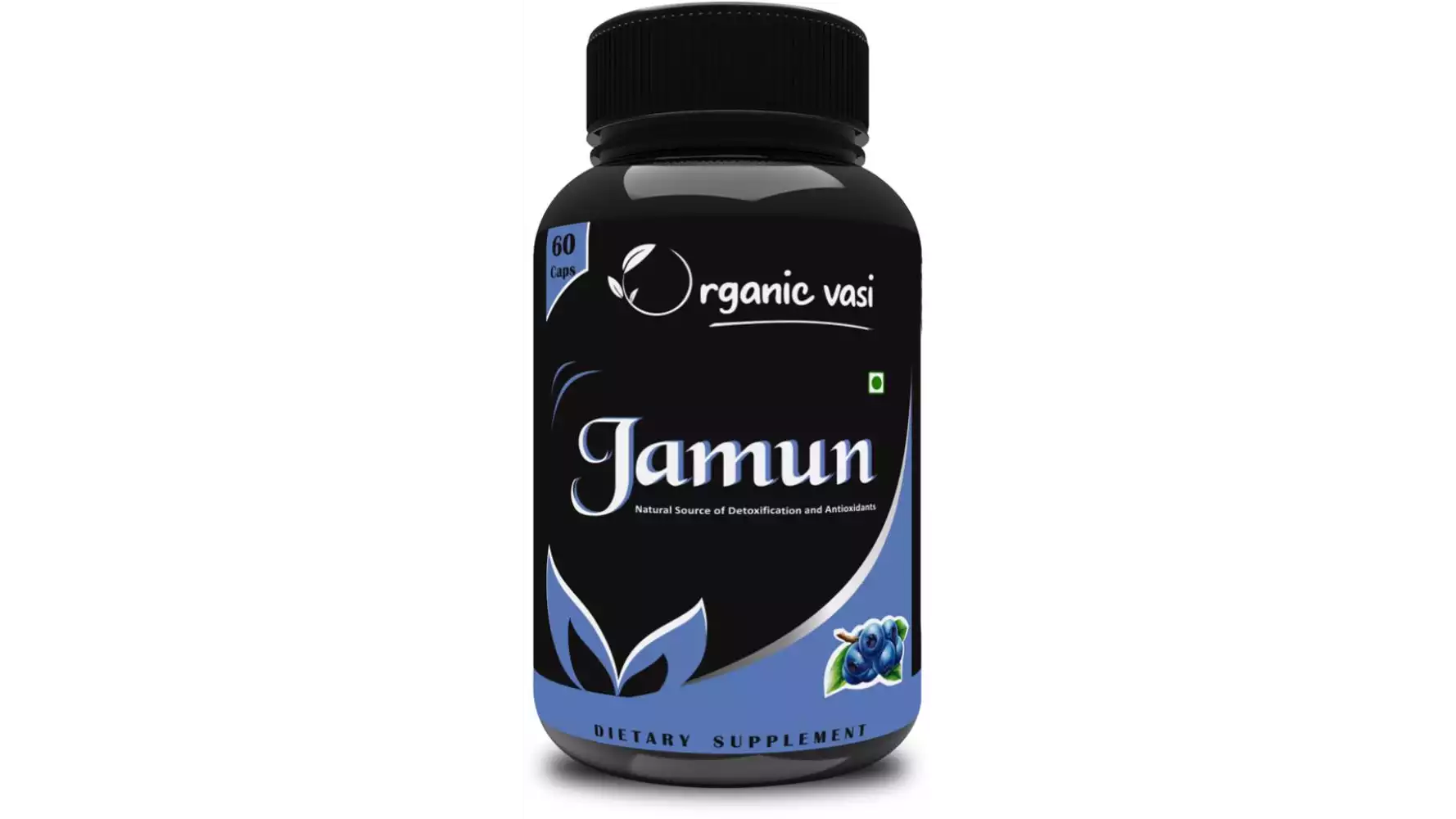 Organic Vasi Jamun Extract 1600Mg (60caps)