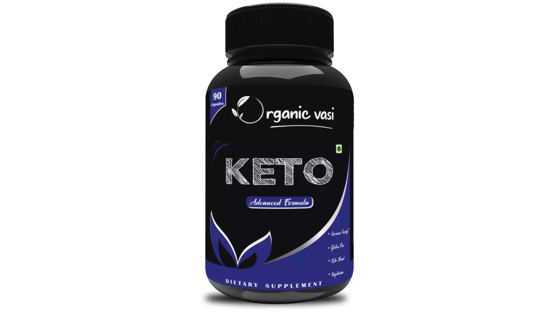 Organic Vasi Premium Keto 800Mg Supplement (90caps)