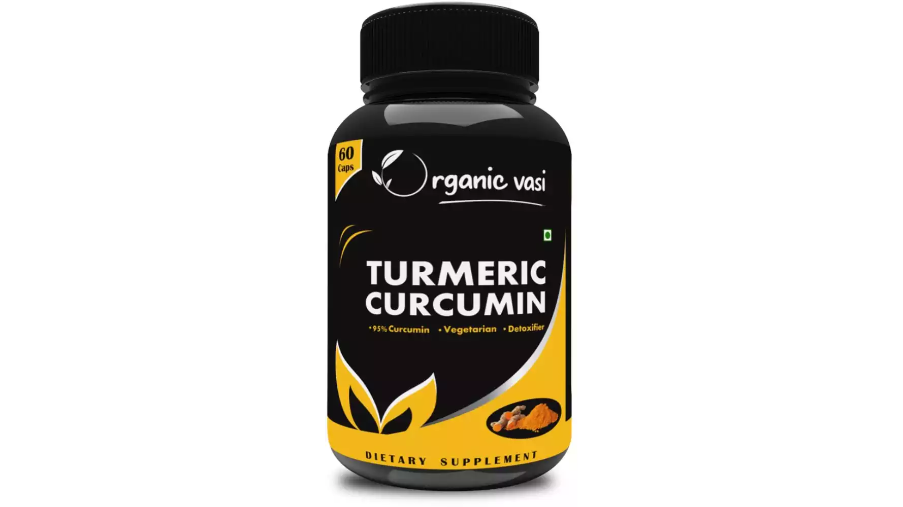 Organic Vasi Turmeric Curcumin Supplement (60caps)