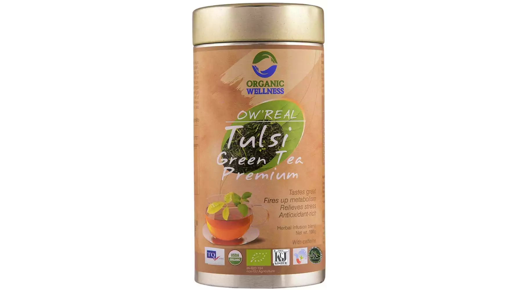 Organic Wellness Tulsi Premium Green Tea (100g)