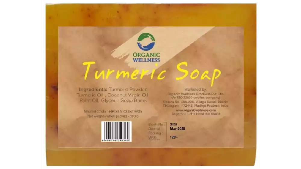 Organic Wellness Turmeric Soap (100g)