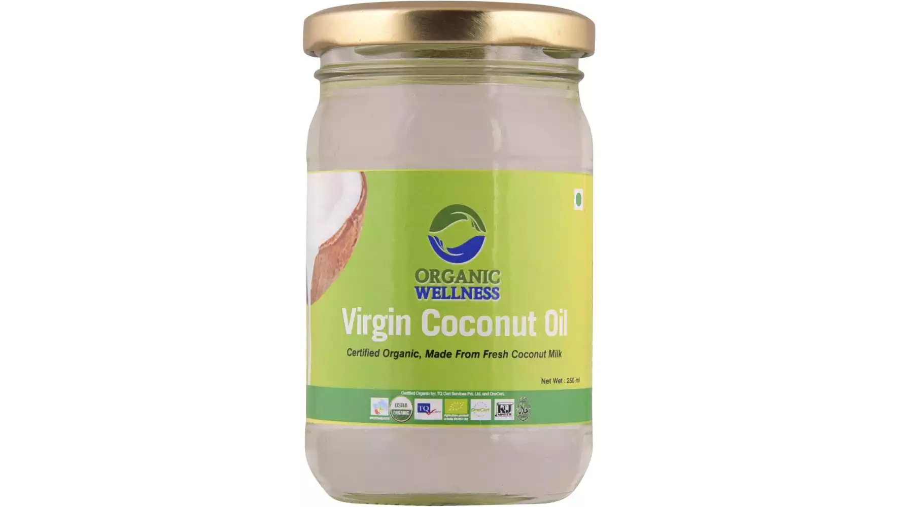 Organic Wellness Virgin Coconut Oil (250ml)