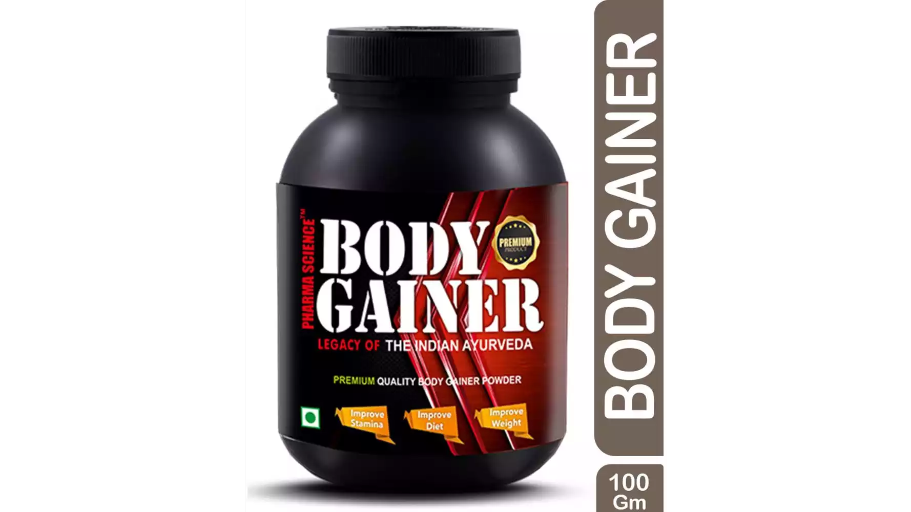 Pharma Science Body Gainer Herbal Supplement Powder (100g)