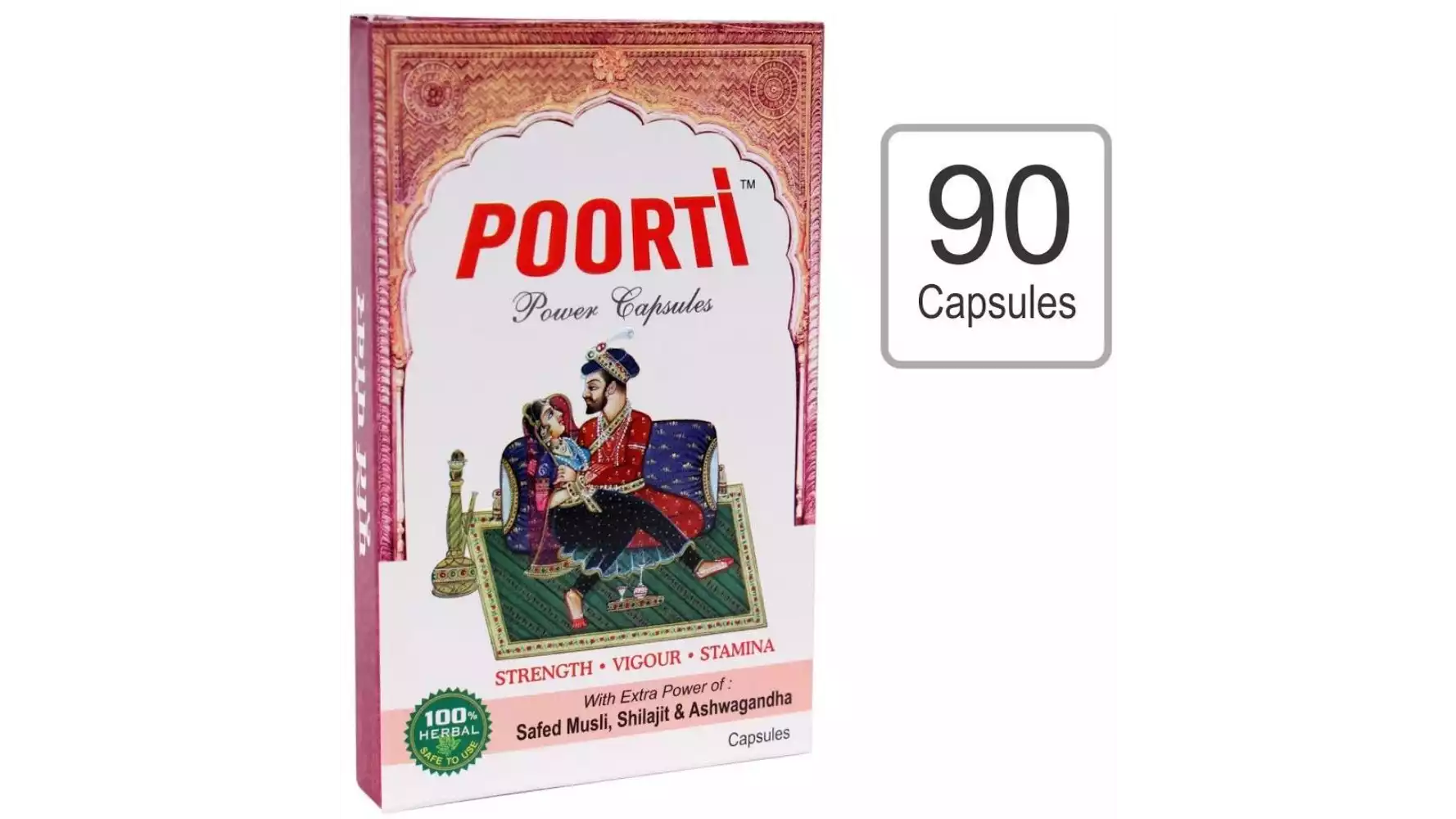 Poorti Power Capsules For Men (90caps)