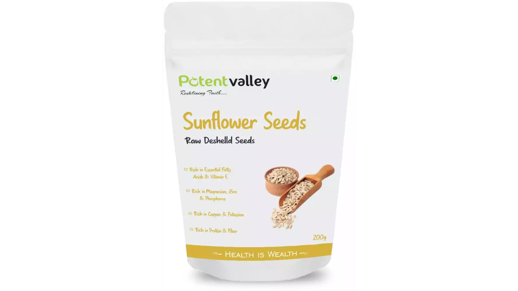 Potentvalley Organic Sunflower Seeds (200g)