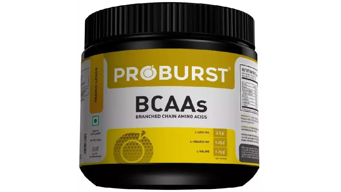 Proburst 100% Pure Bcaa Powder Orange & Lemon (250g)