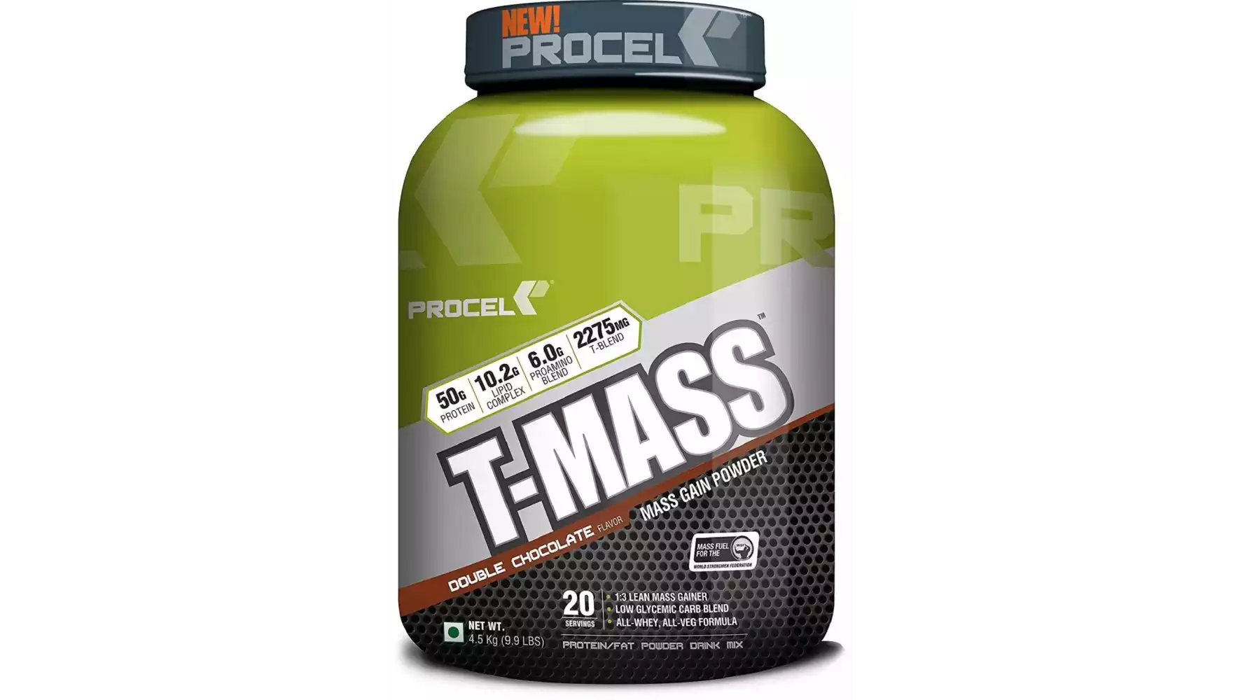 Procel High Protein T Mass Gainer Double Chocolate (4.5kg)
