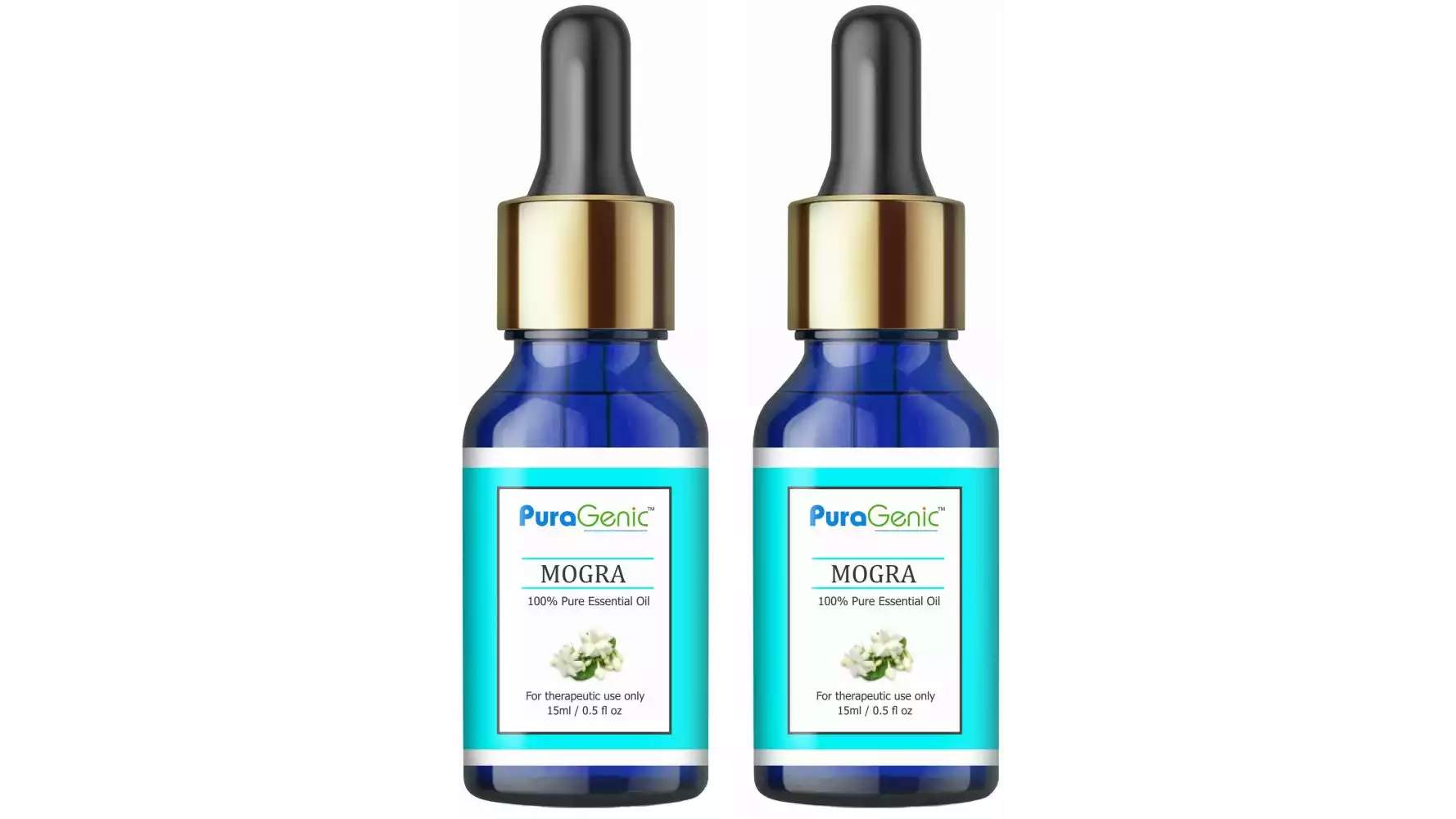 Puragenic Mogra Pure Essential Oil  (15ml, Pack of 2)