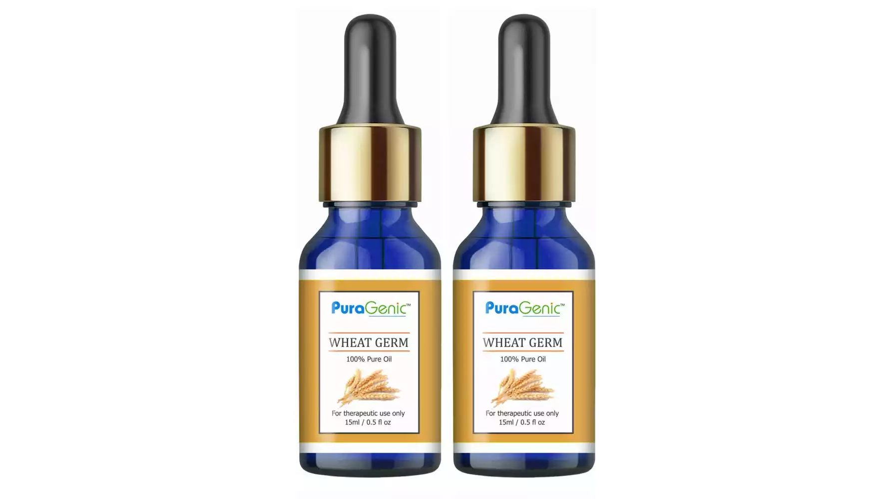 Puragenic Wheat Germ Oil For Hair And Skin (15ml, Pack of 2)