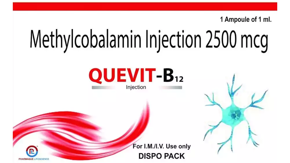 Quevit B12 Injection (5Pack)