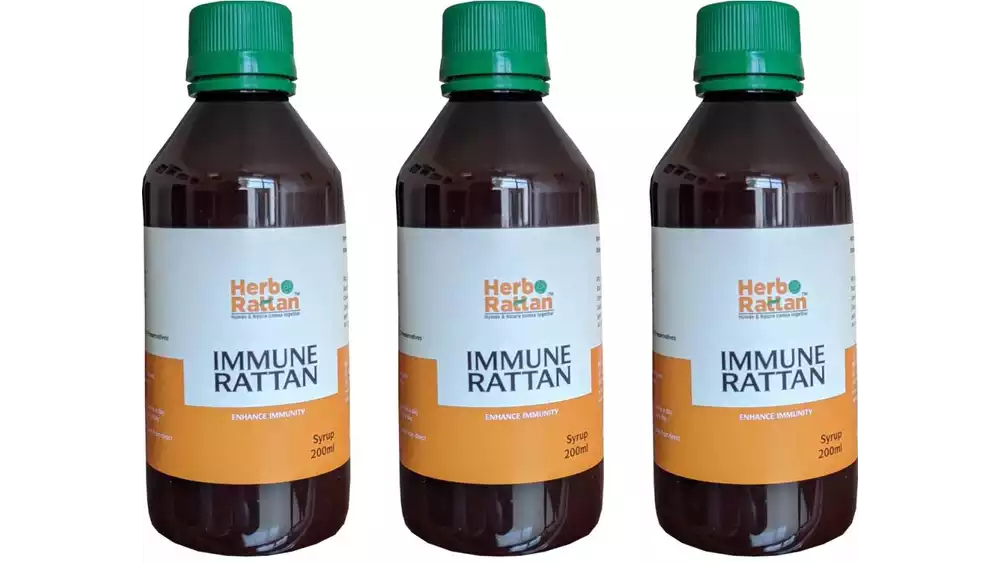 Rajni Herbals Immune Rattan Enhance Immunity (200ml, Pack of 3)