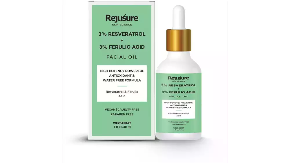 Rejusure 3% Resveratrol & 3% Ferulic Acid Facial Oil (30ml)
