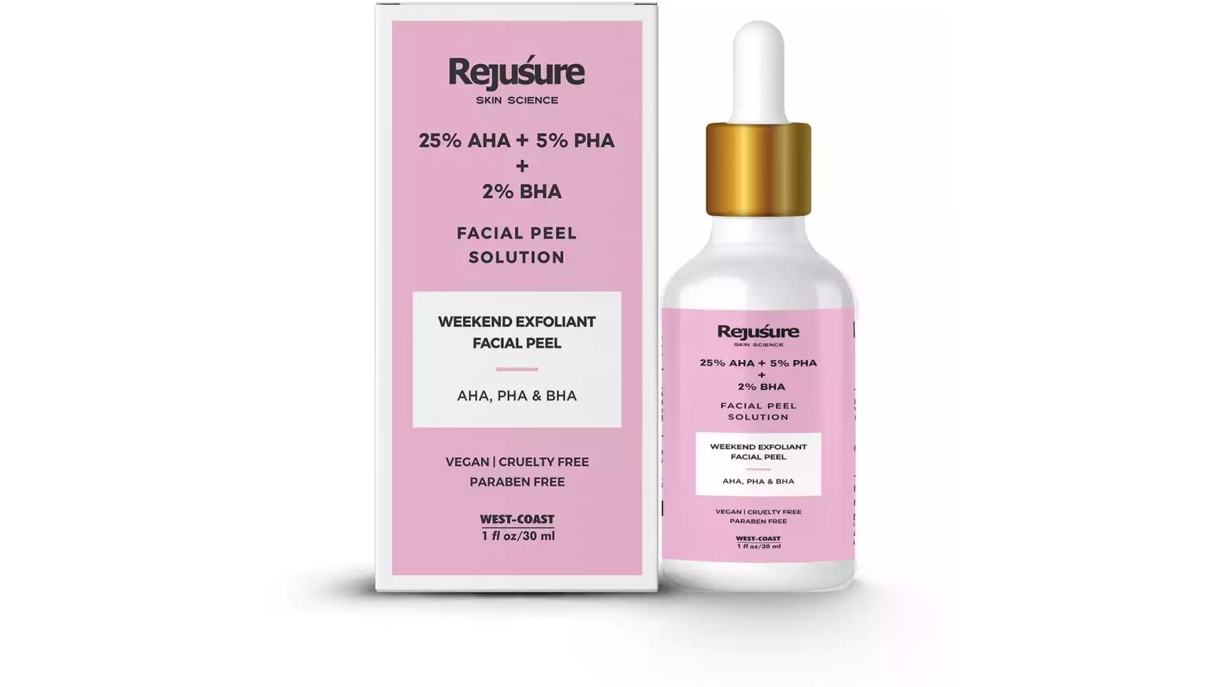 Rejusure Aha 25% + Pha 5% + Bha 2% Facial Peeling Solution (30ml)