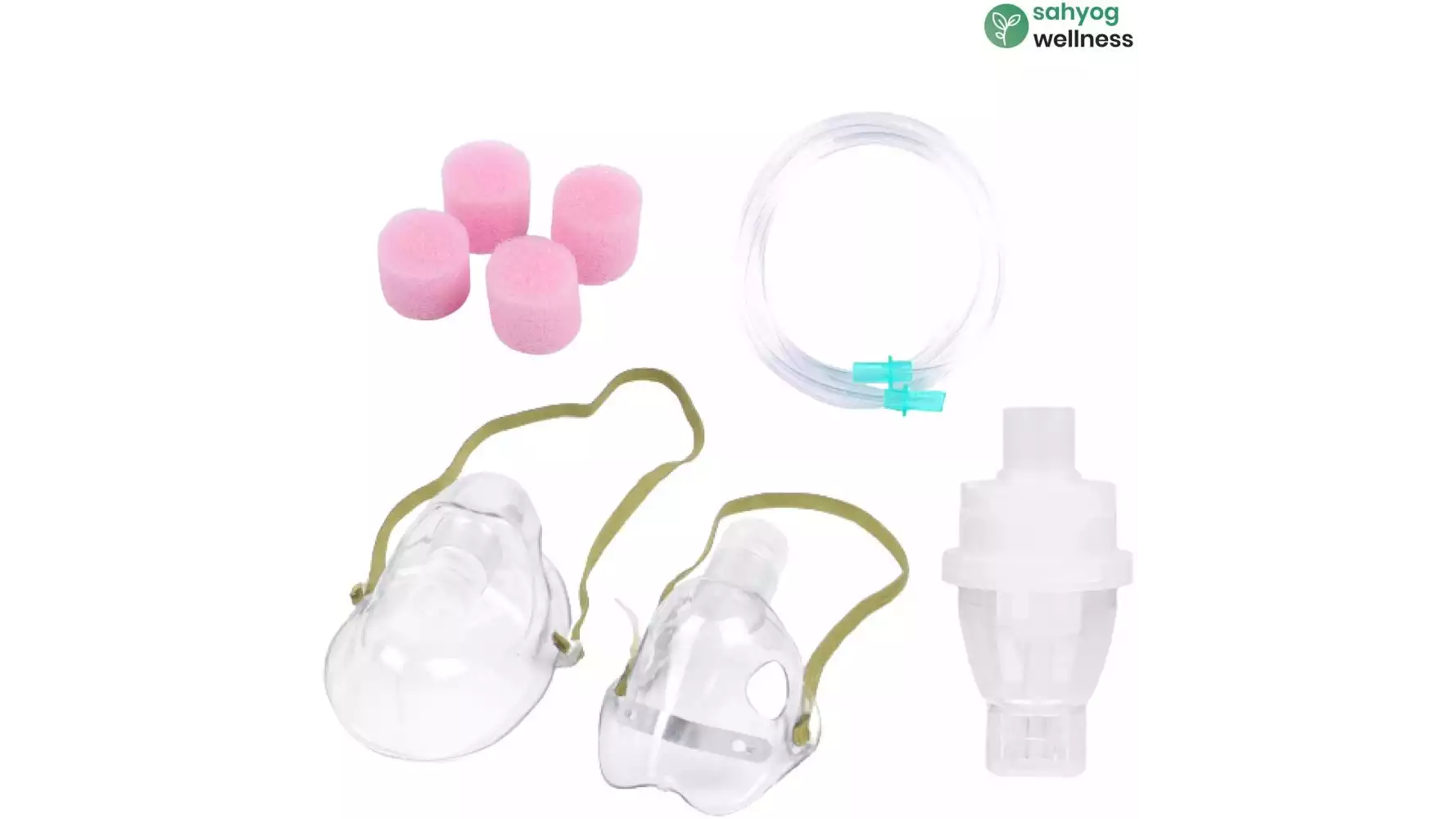 Sahyog Wellness Nebulization Kit With Chamber For Child & Adult Used In Heavy Duty Compressor Nebulizers (1Pack)