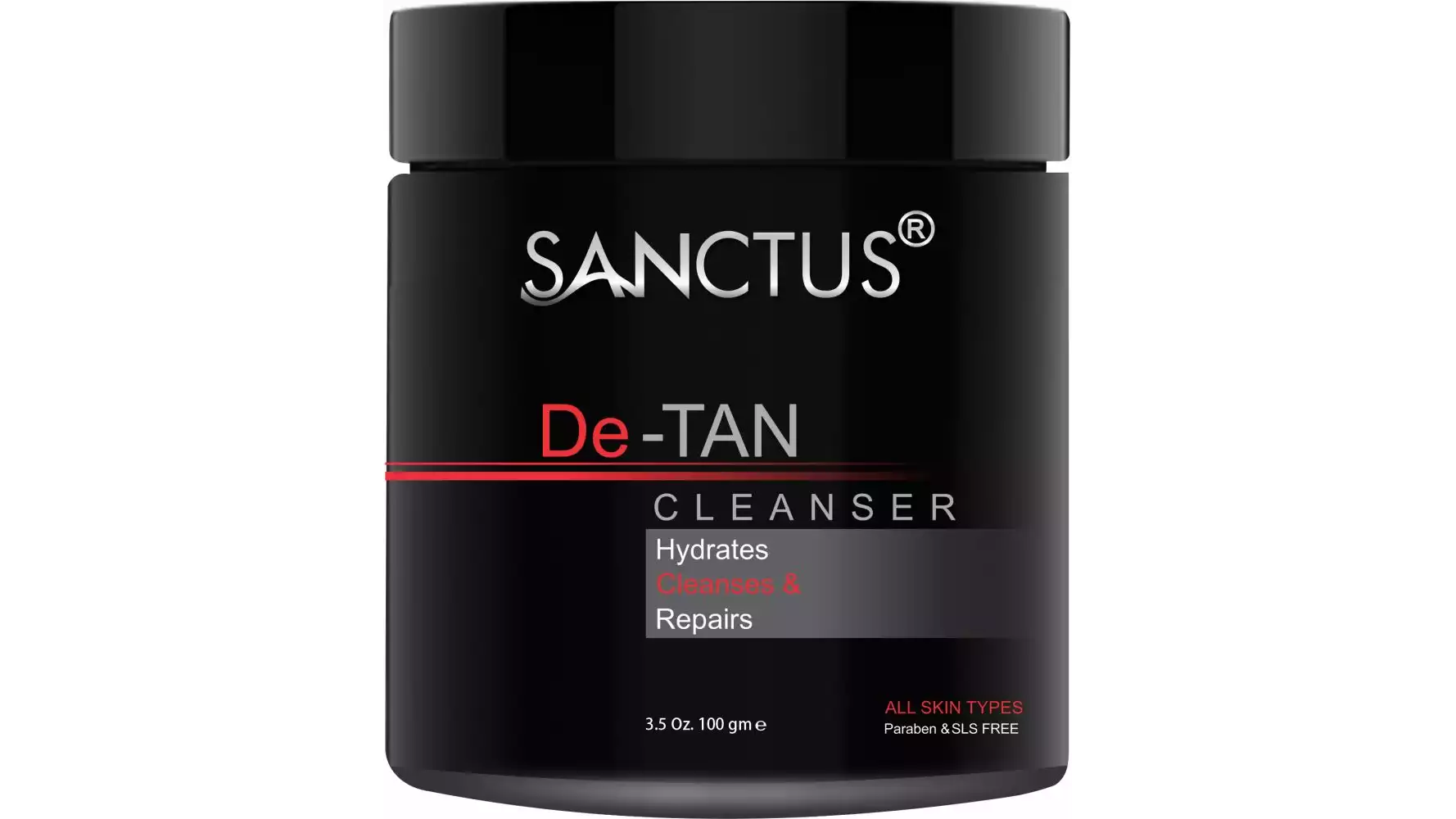 Sanctus De Tan Removal Cleanser Deep Cleansing Cream Mask (100g)