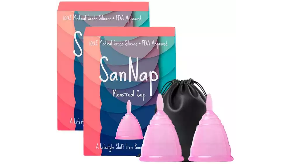 Sannap Menstrual Cup (L, Pack of 2)
