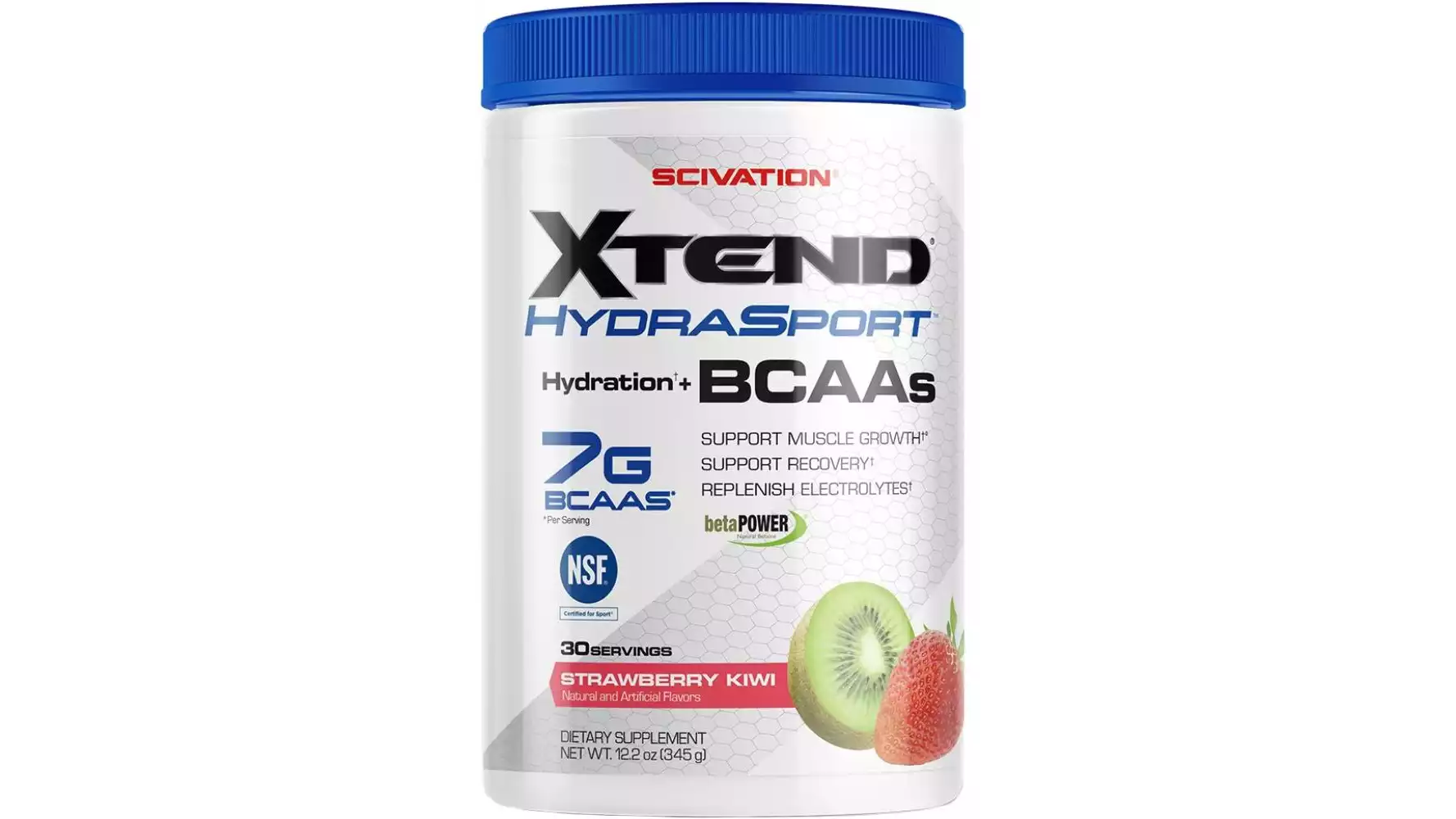 Scivation Xtend Hydrasport  BCAAs 30 servings Strawberry Kiwi (345g)