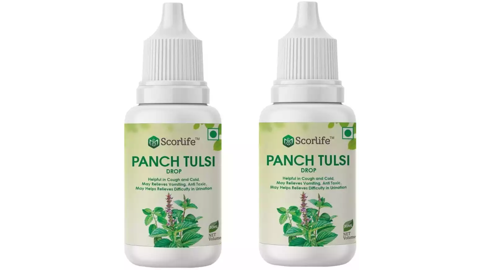 Scorlife Panch Tulsi Drop (30ml, Pack of 2)