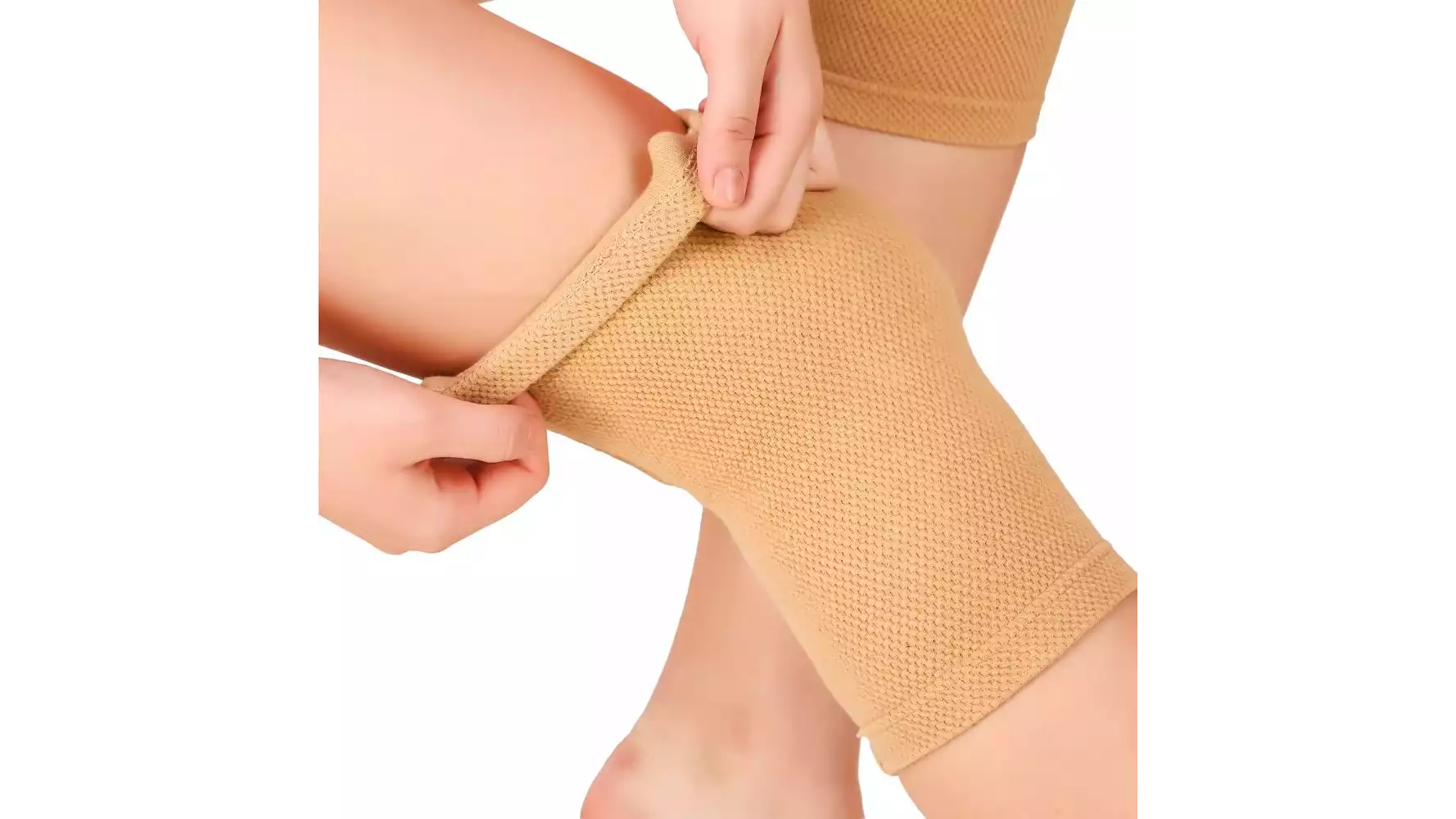 SE Stretchable Knee Support (Pair) (L)
