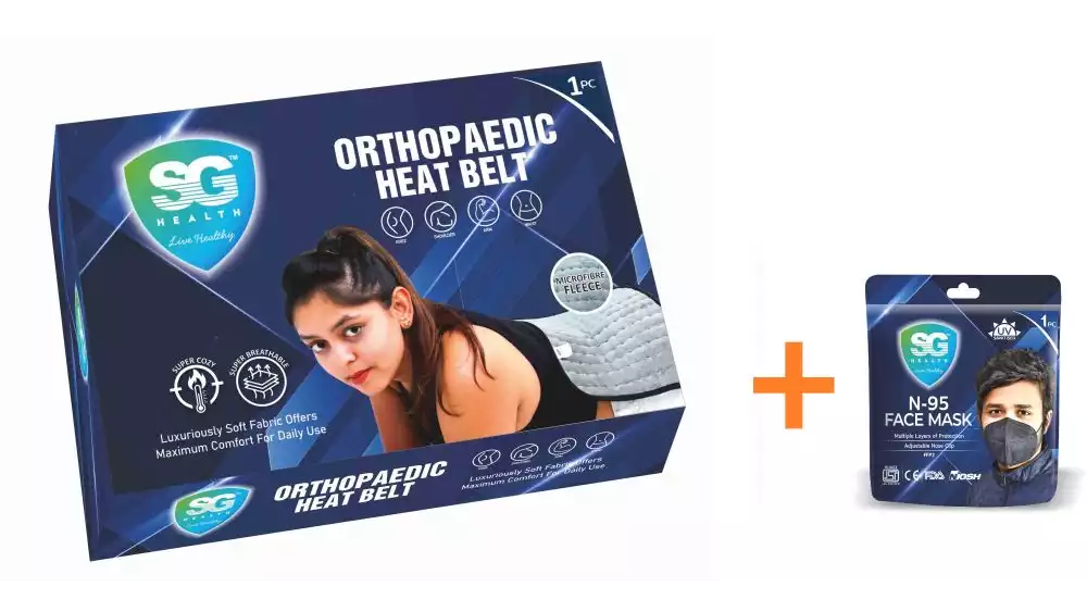 SG Health Orthopaedic Heating Belt (With Free N95 Mask) (1Pack)