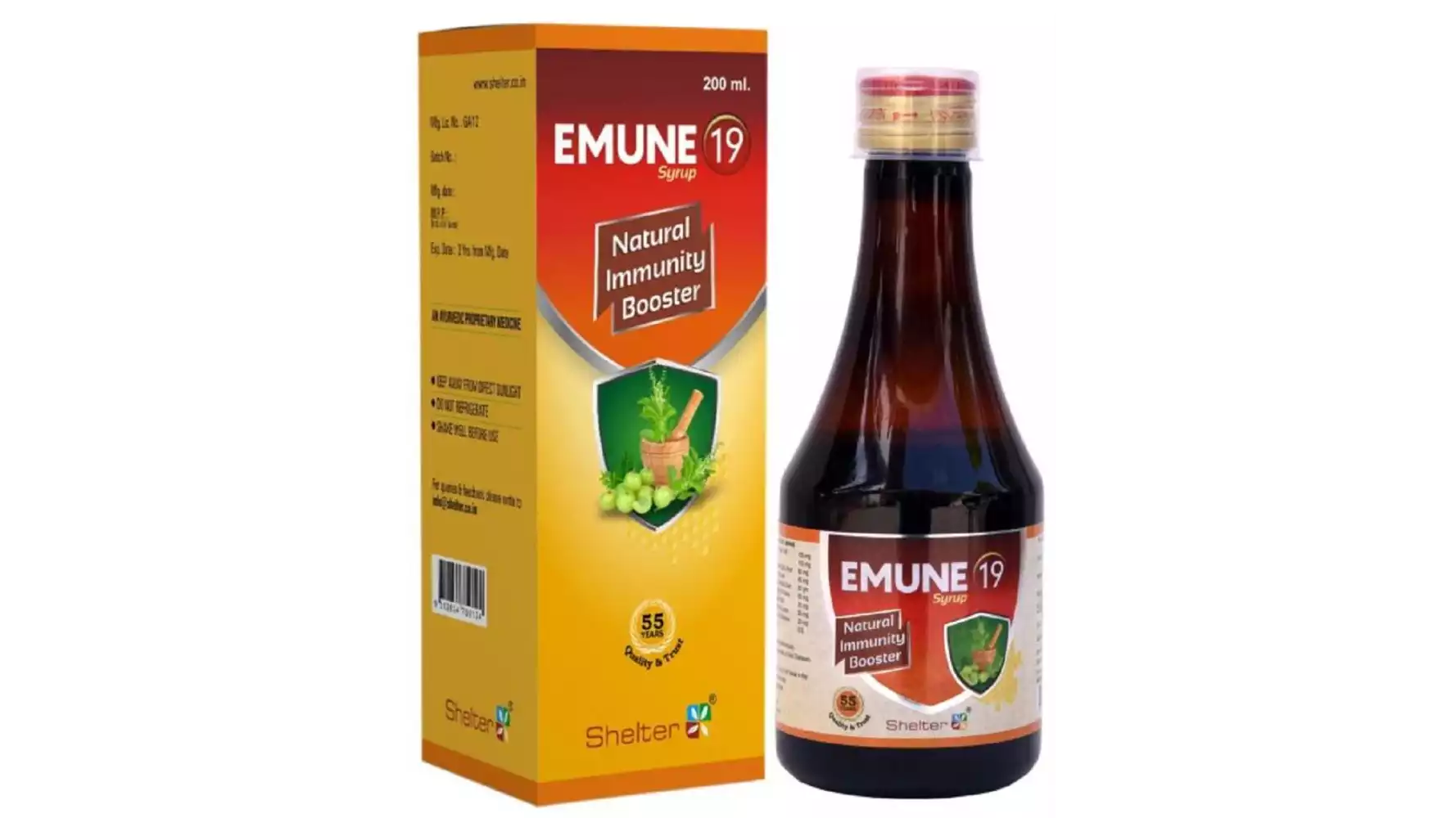 Shelter Emune 19 Syrup (200ml)