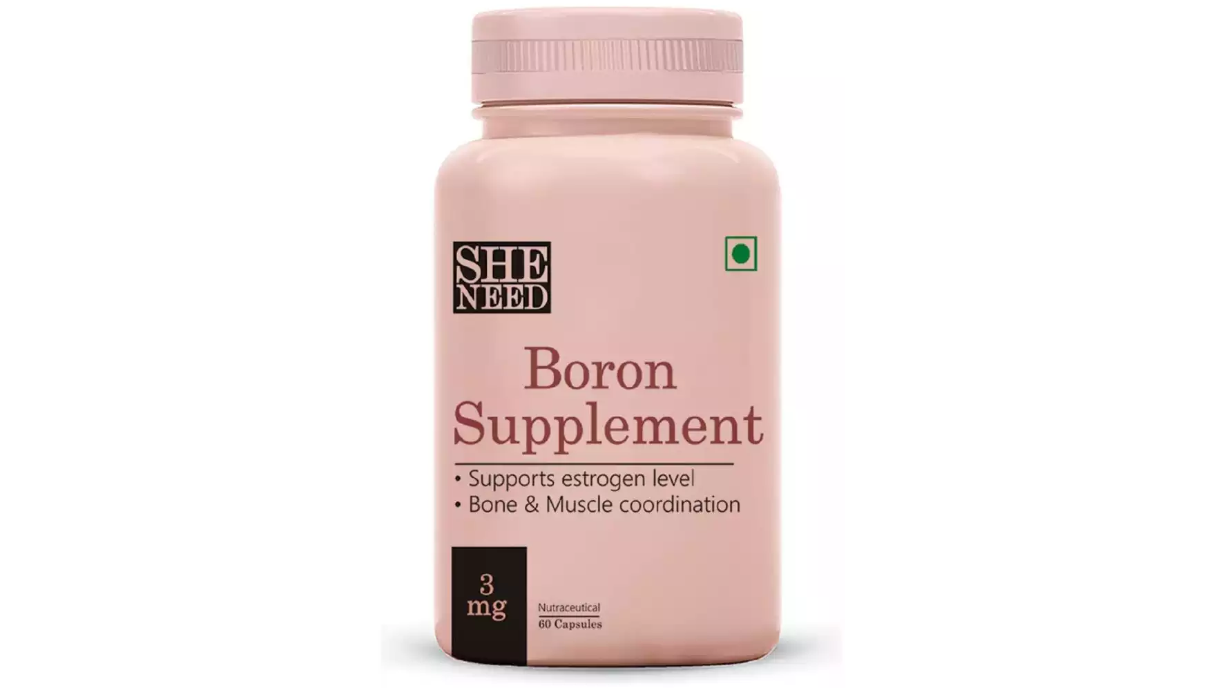 SheNeed Boron Supplements For Women (3Mg) Capsules (60caps)