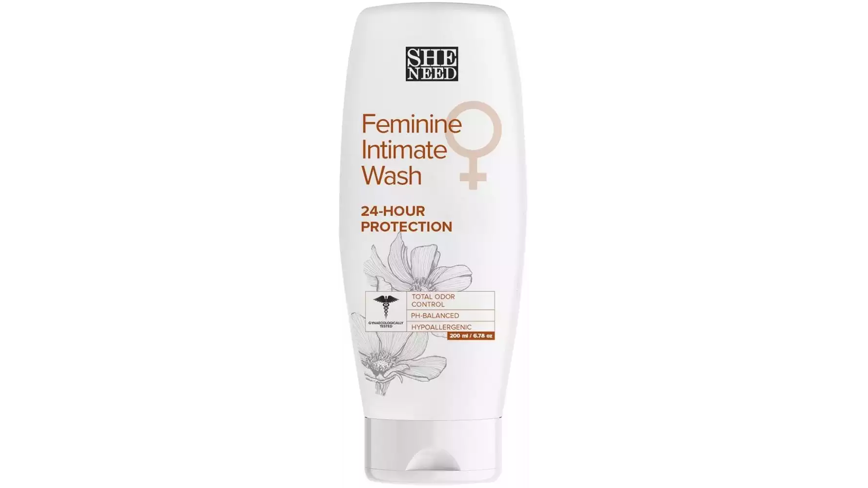 SheNeed Feminine Intimate Wash 24 Hour Protection (200ml)