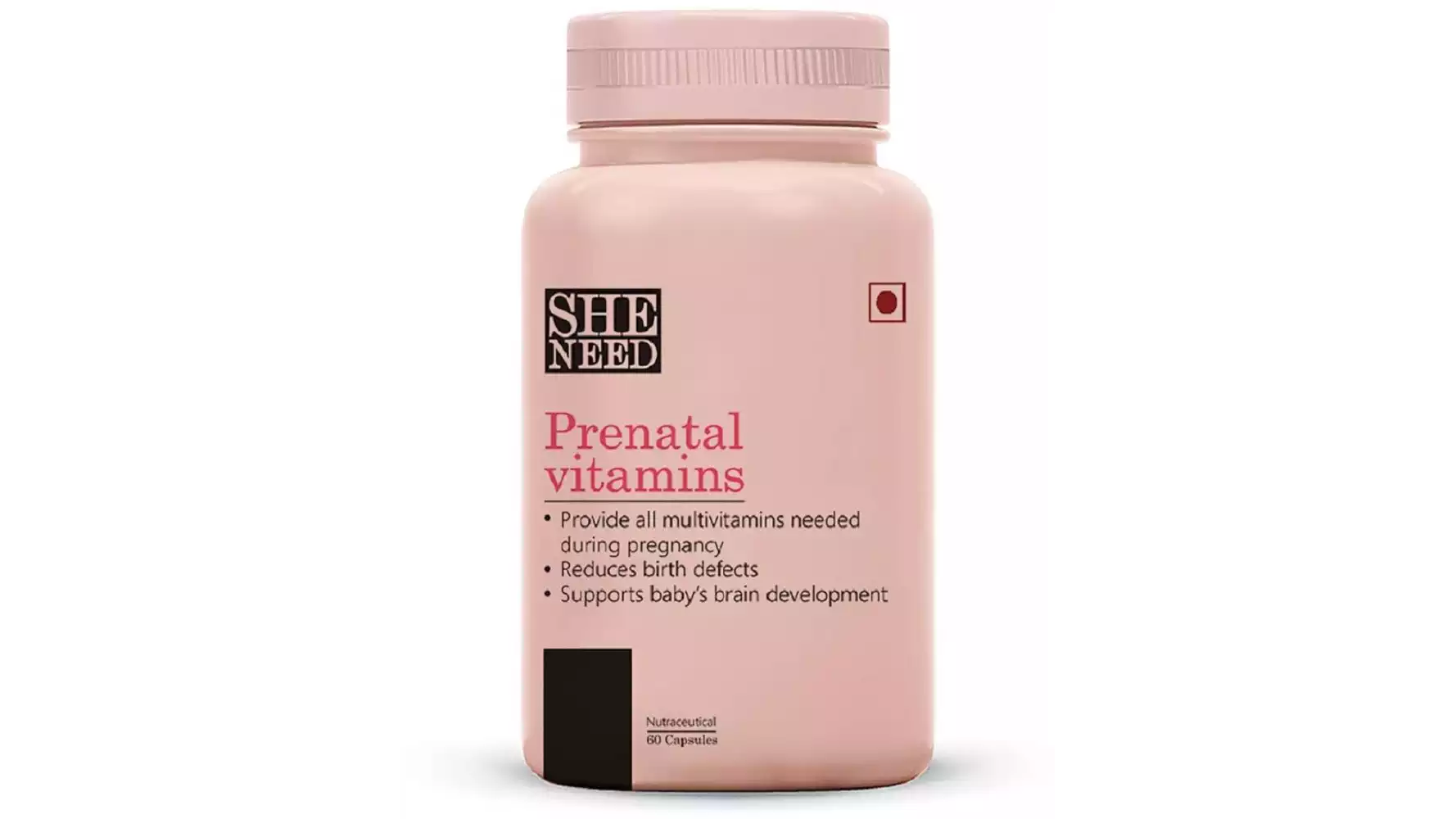 SheNeed Prenatal Vitamins Supplements (60tab)