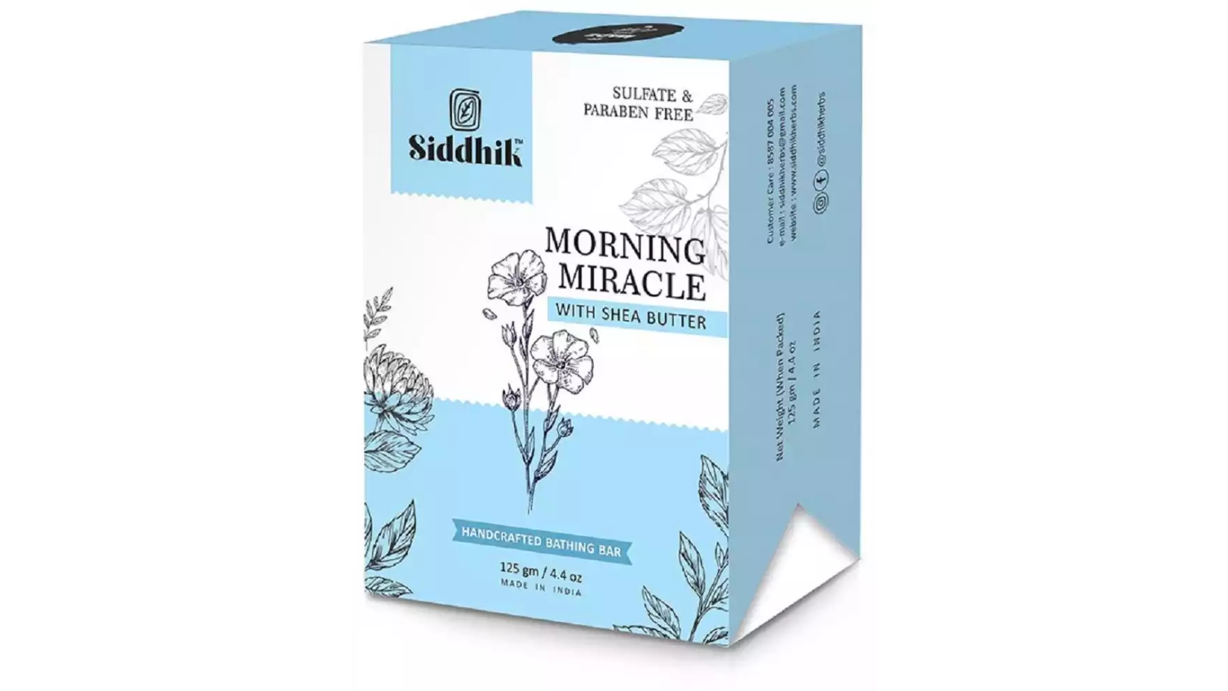 Siddhik Morning Miracle Soap With Shea Butter (125g)